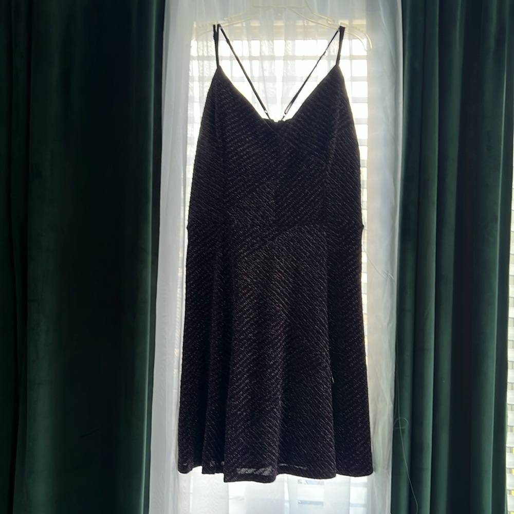 Emerald Sundae Purple V-Neck Sundress